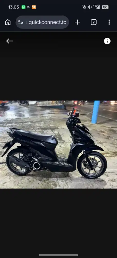 Dijual HONDA BEAT CBS 2019 ALL BLACK EDITION