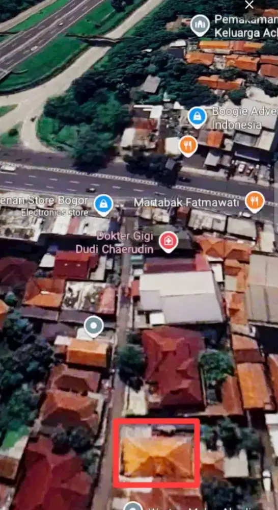 Rumah kota bogor Wr Jambu Pajajaran