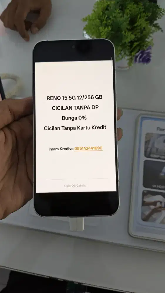 OPPO RENO 15 5G 12/256 Cicilan Tanpa Dp