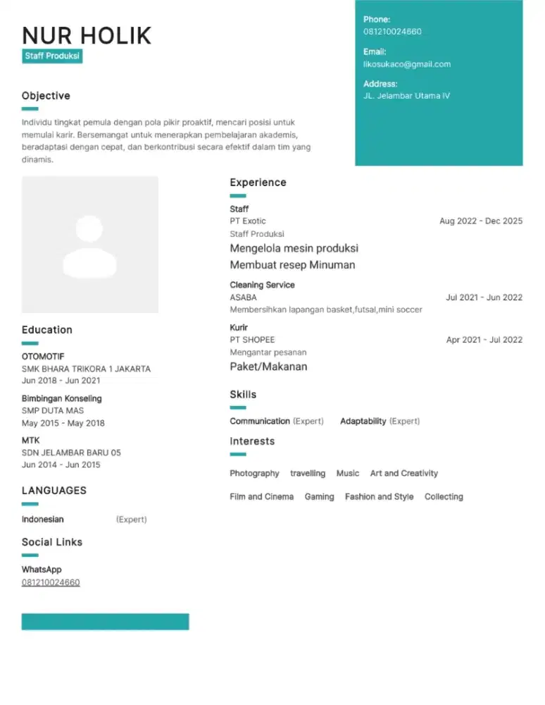 BUTUH KERJA BUAT NAFKAH