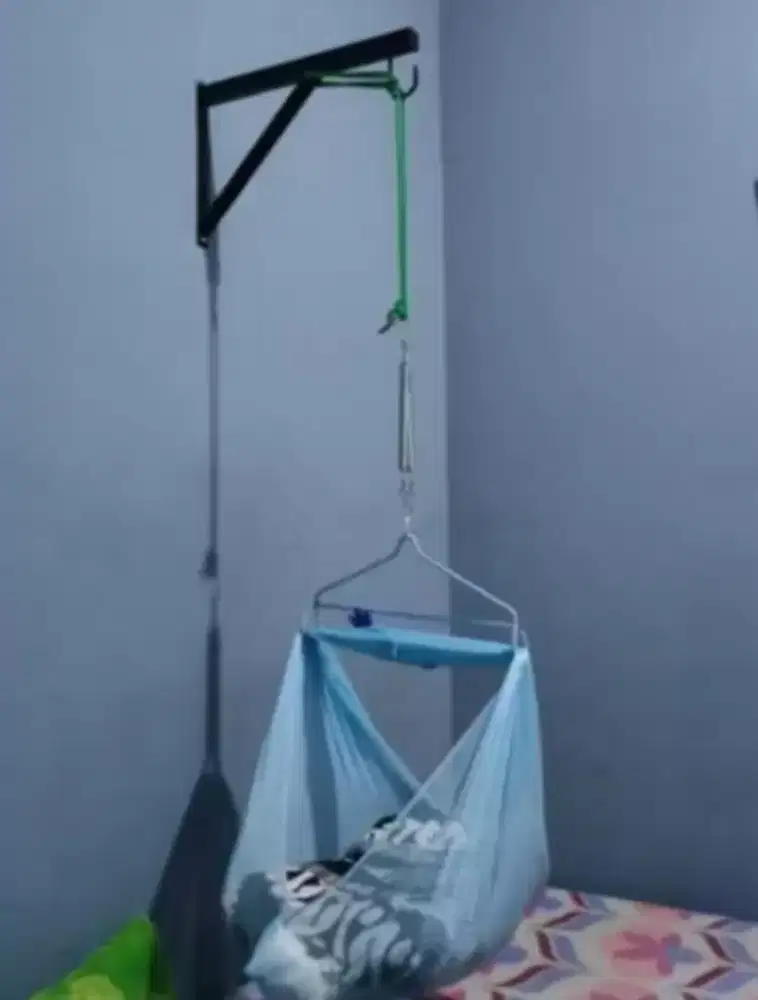 Ayunan Bayi Gantung Lengkap Besi Dan Kelambu Gak jadi pakai