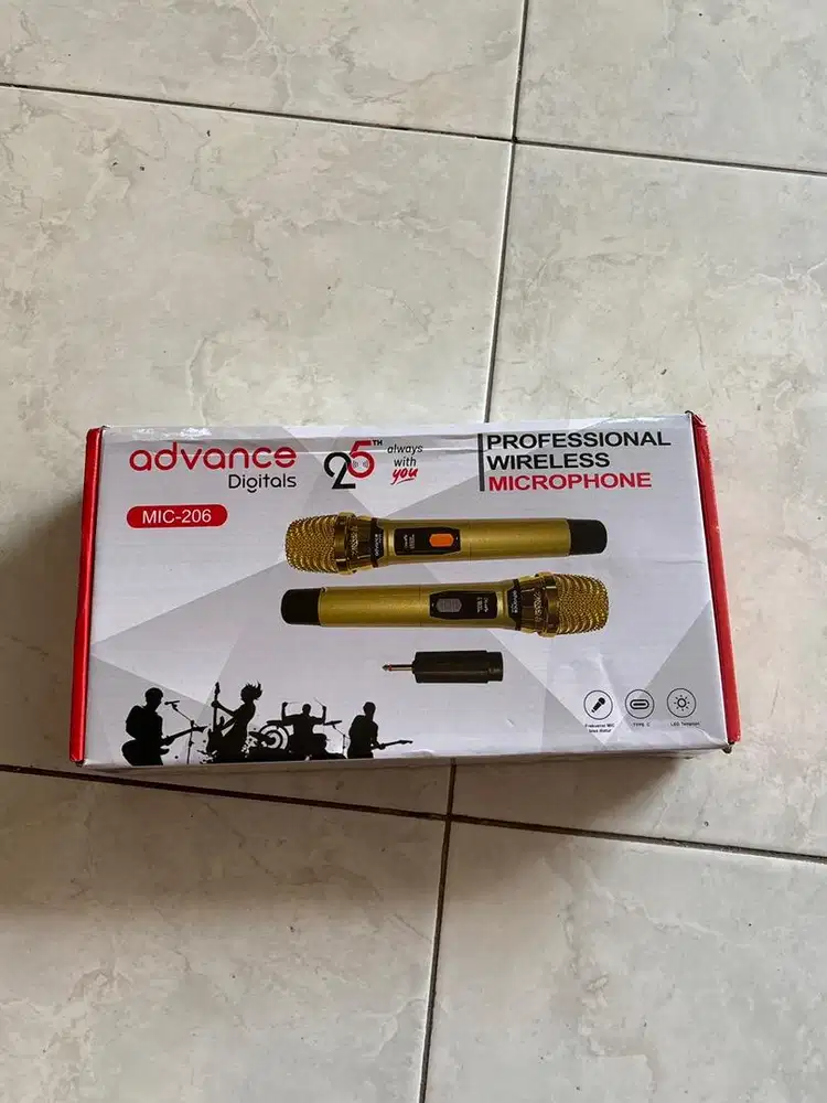Mic wireless untuk karaoke
