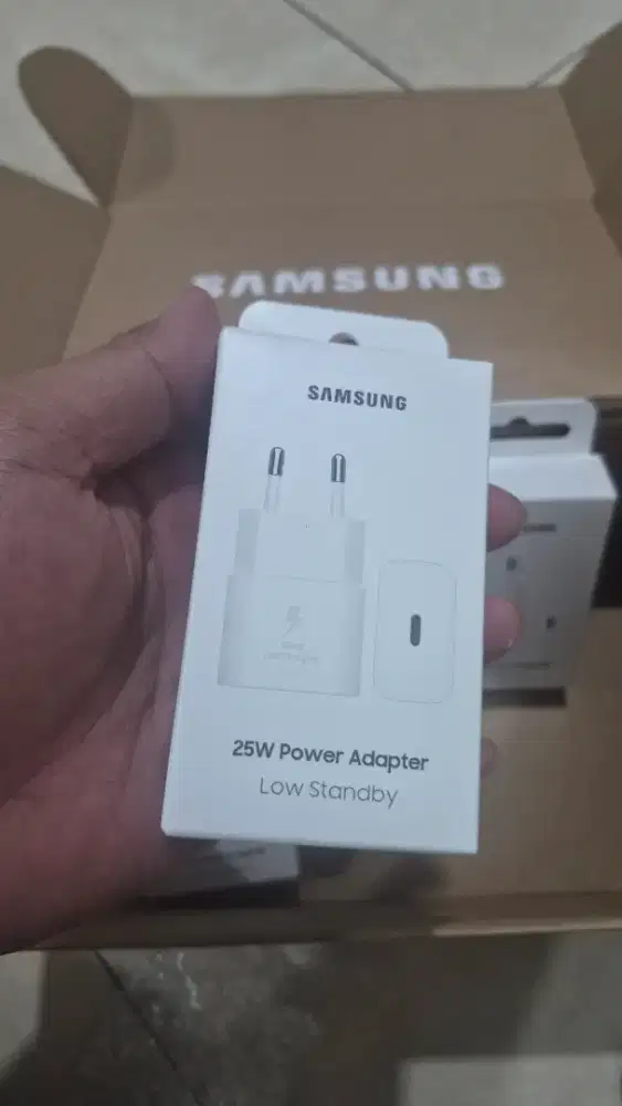 Adapter 25 Watt Original Samsung New Segel Kepala Charger