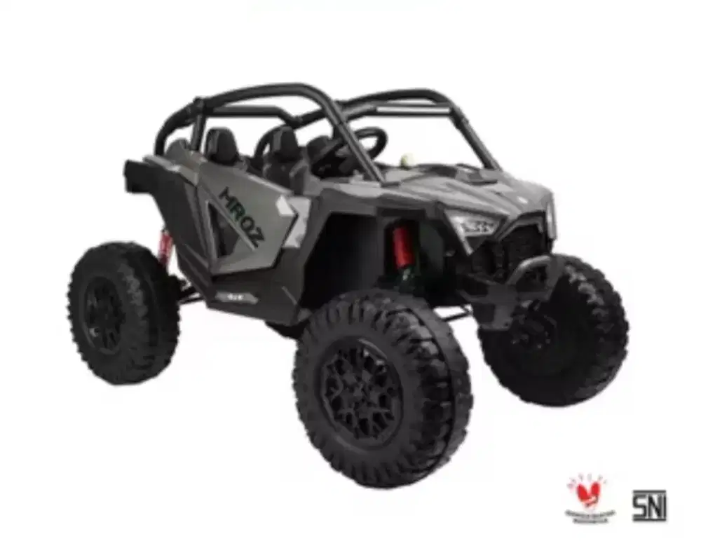 Mobil Aki UTV MROZ Big Size 4x4 – Body Kokoh, Remote Control & Musik