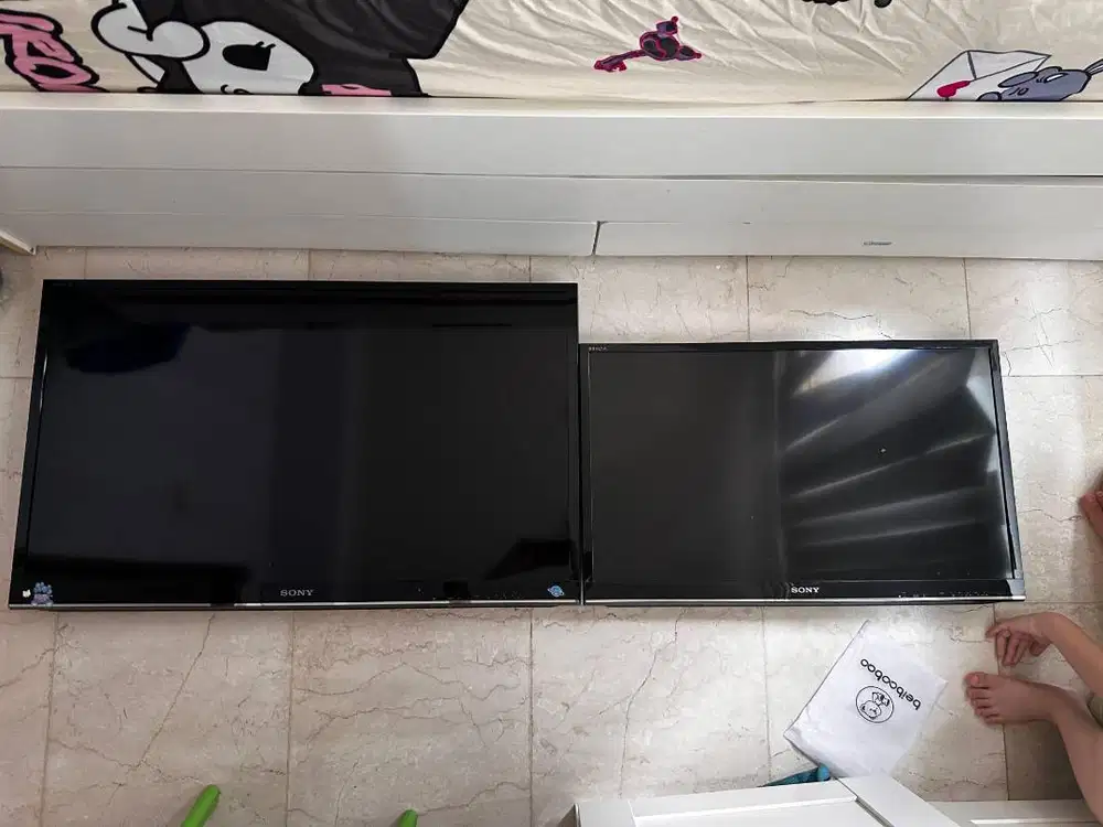 TV Sony 43 dan 32 KLV-40EX430 KLV-32EX330 Jual kondisi matot