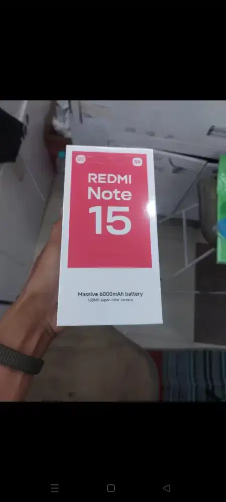 Xiaomi redmi note 15 256gb ram 8gb dan8/128 resmi