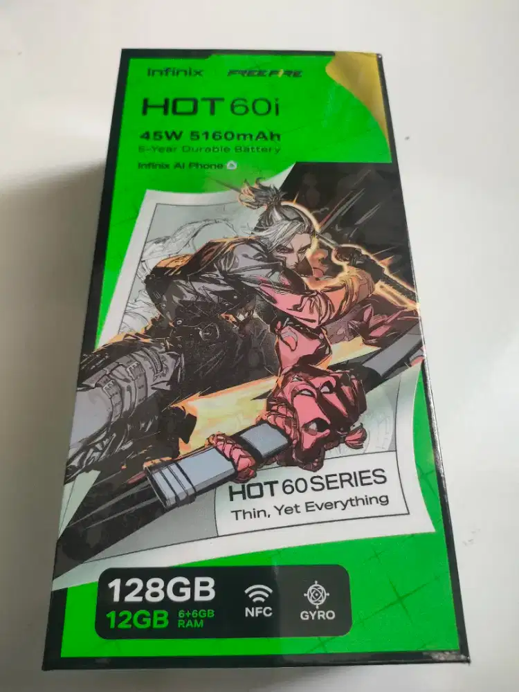 Infinix Hot 60i 6/128gb Baru Garansi Resmi