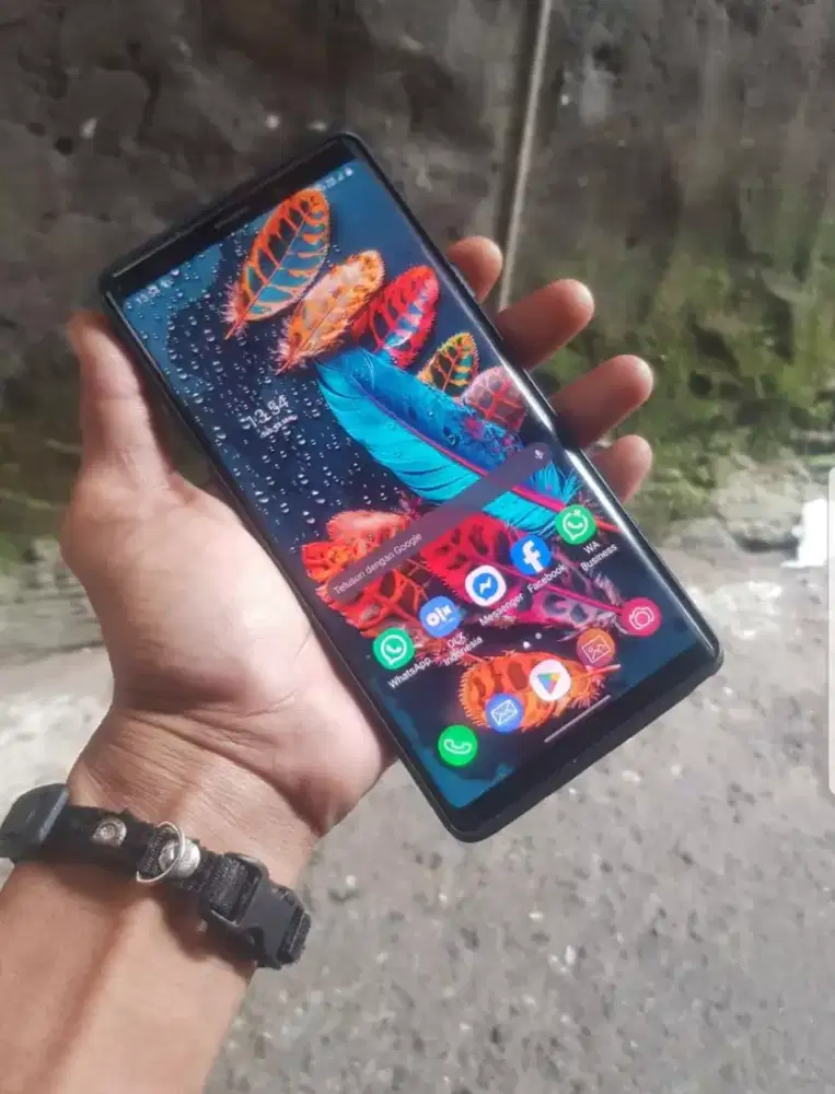 Samsung galaxy note 9 black 6/128gb bs tt nyari kembalian