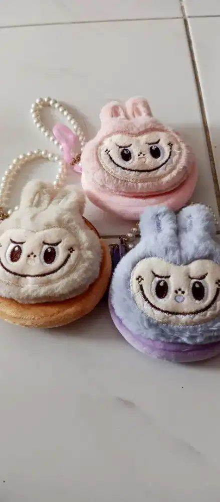 Dompet koin boneka labu mutiara