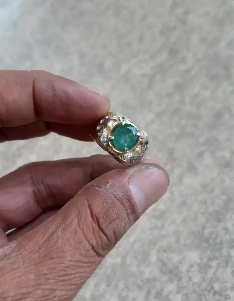 CINCIN PERAK ZAMRUD LAWAS CUTTING