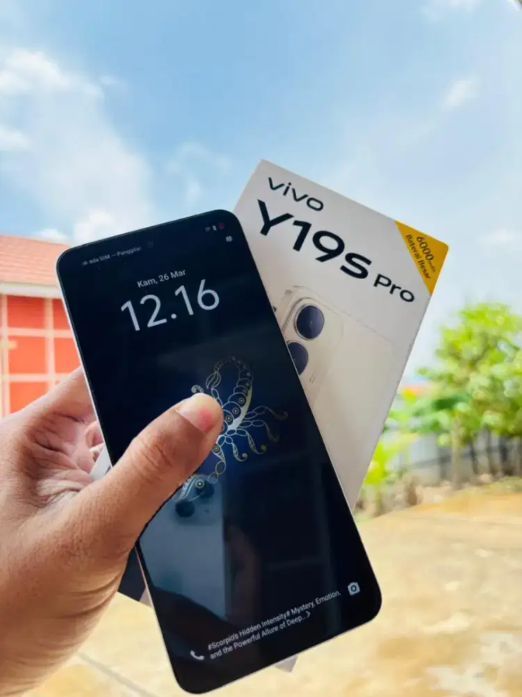 Hp vivo y19s pro versi ram6 128GB second mulus lengkap tt bisa