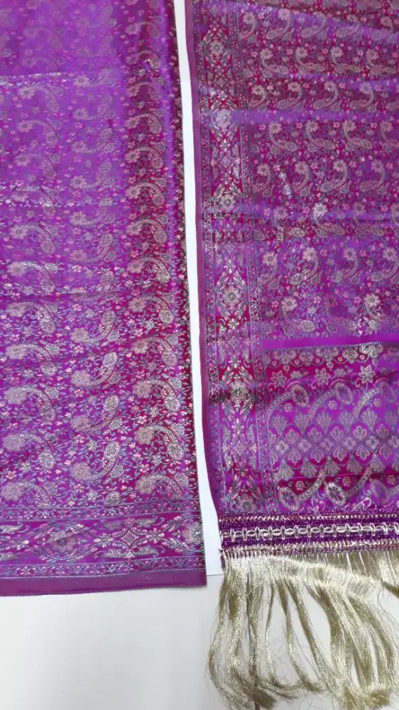 Songket selendang two in one