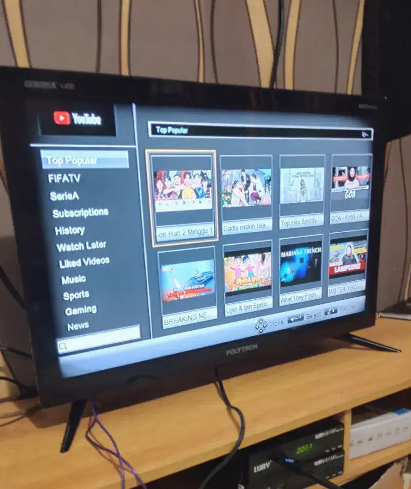 Tv led Polytron cinemax 24 in bisa YouTube