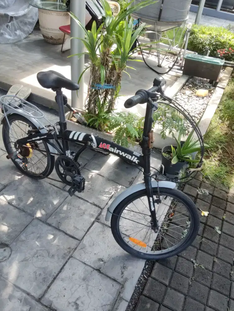 JUAL DISKON !! SEPEDA LIPAT EX ACE AIRWALK SECOND