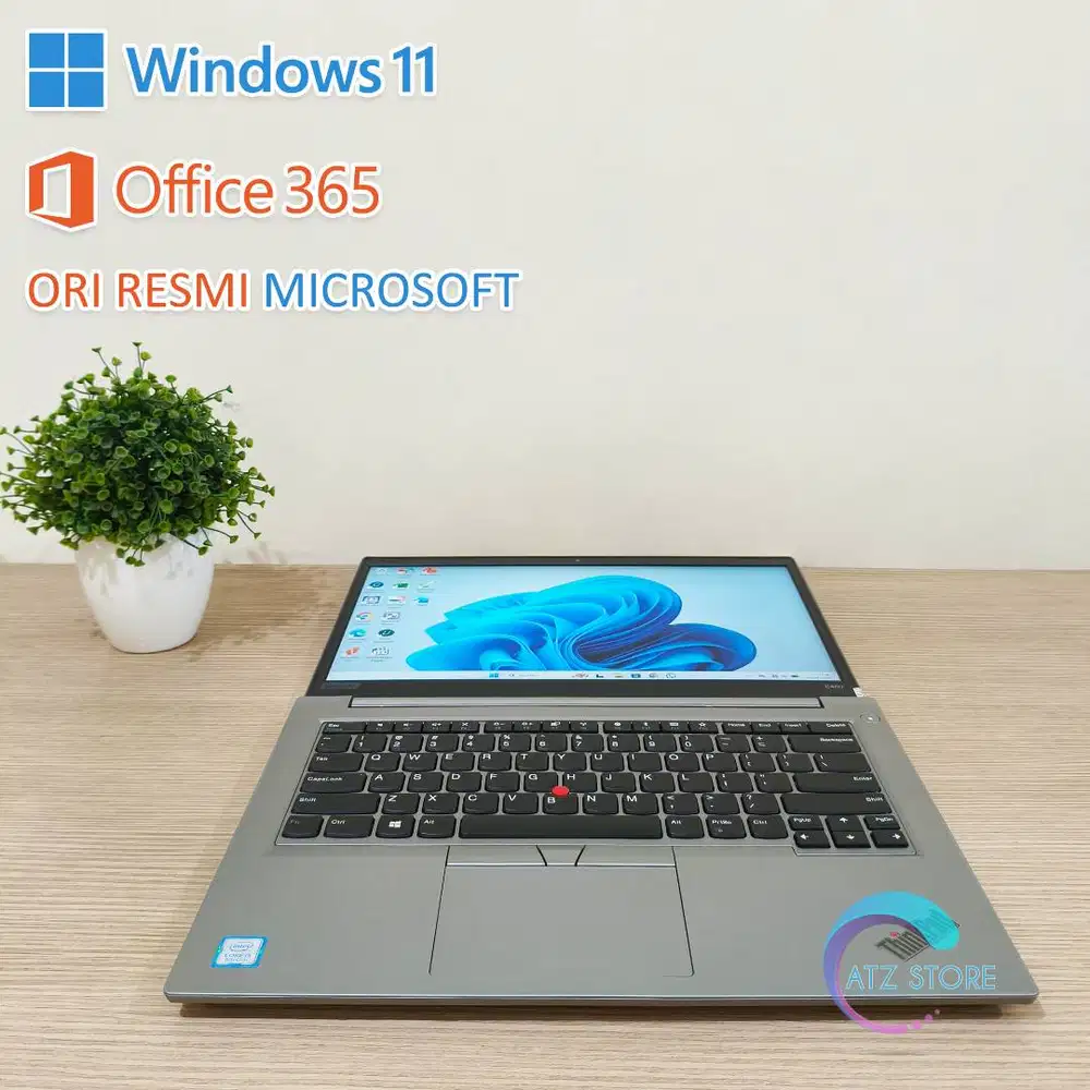 Lenovo Thinkpad E480 Layar IPS Core i5 8350u Ram 32GB SSD 1TB Win ORI