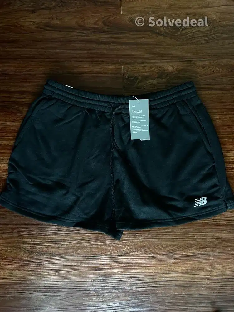 Celana New Balance French Terry Short Women — Original Baru Size L XL