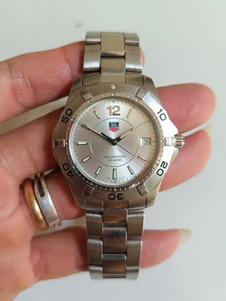 Tag heuer aquaracer WAF1112 original bekas bagus normal semua