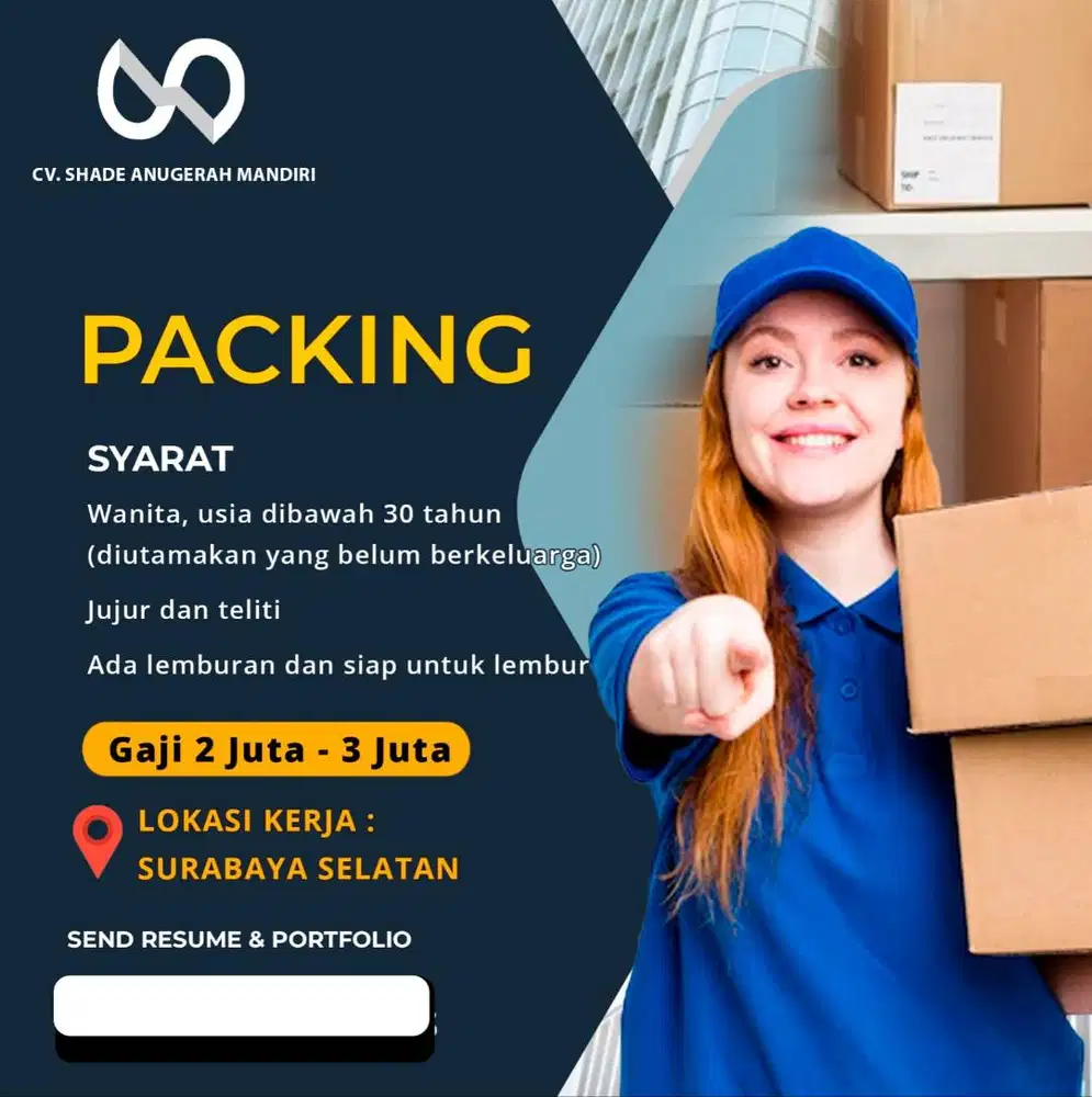 LOWONGAN POSISI PACKING