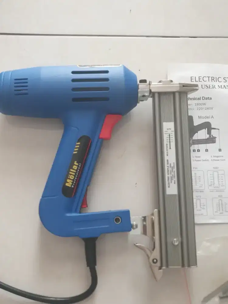 paku tembak listrik merk MOLLAR