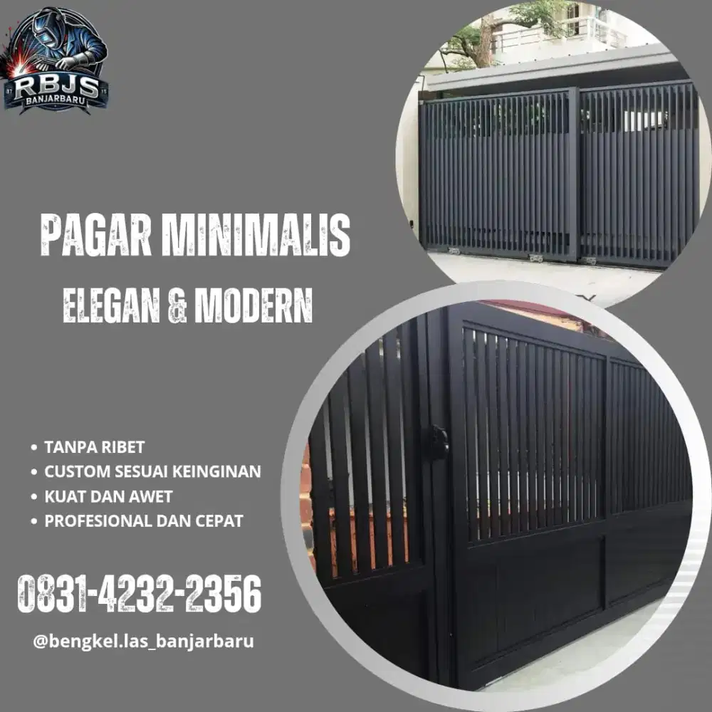 PAGAR MINIMALIS, SOLUSI AMAN TANPA MENGURANGI KEINDAHAN