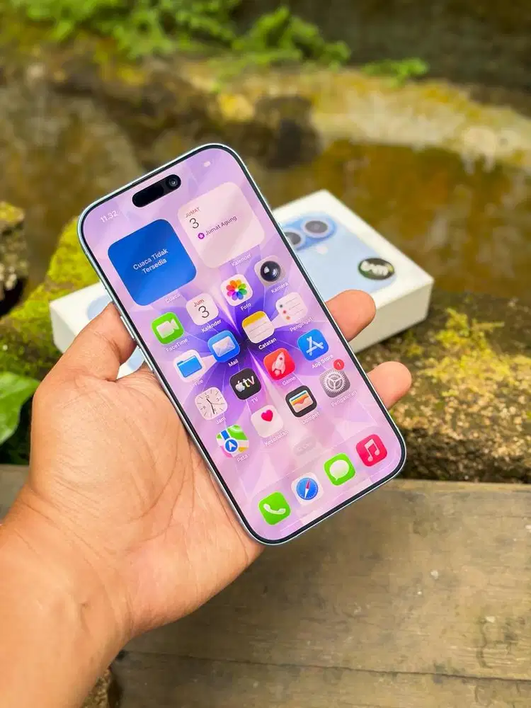 iphone 17 256gb mist blue ibox pakaian 1 bulan