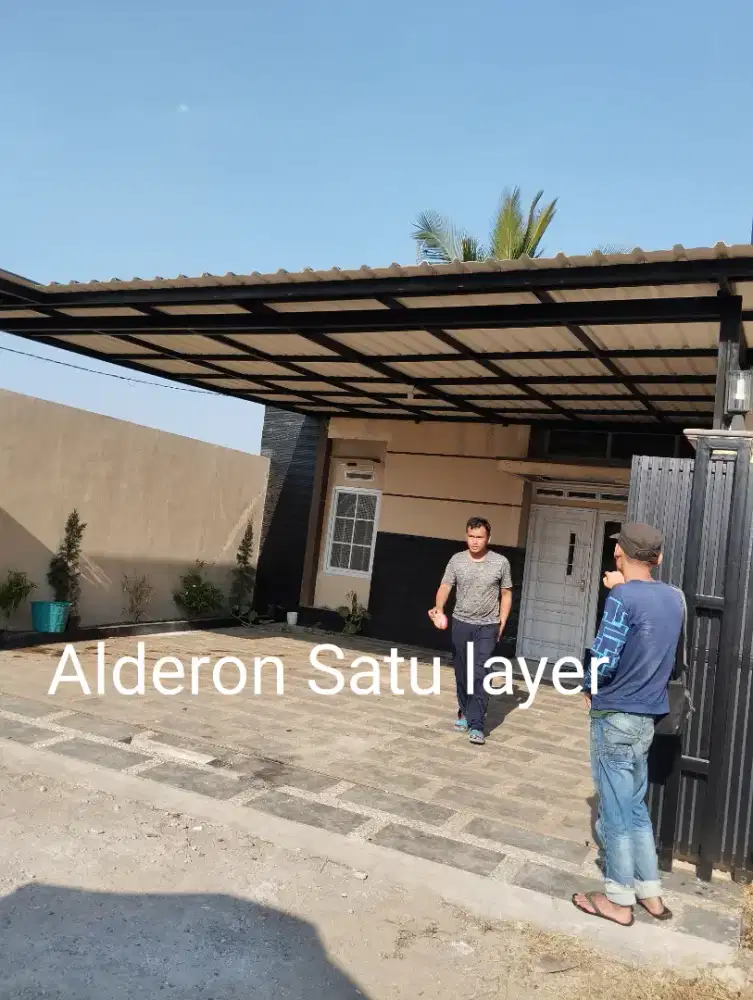 Kanopi Alderon satu layer 350.000