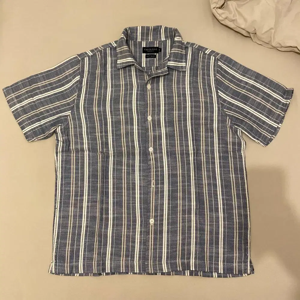 Executive stripe blue white shirt