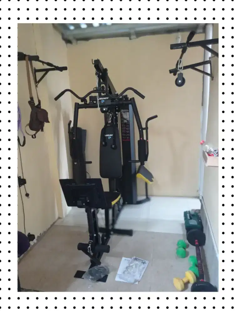 Homegym Legacy Legpress 75kg alat kebugaran HFR-448