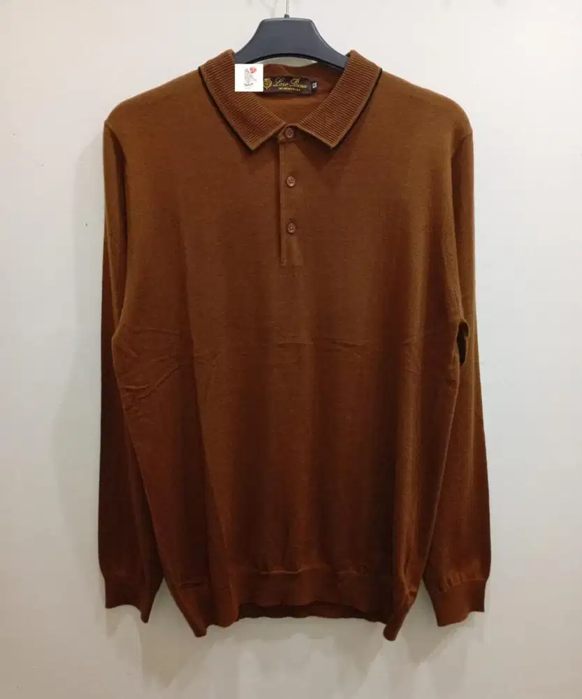 LORO PIANA POLO SHIRT LS KNIT