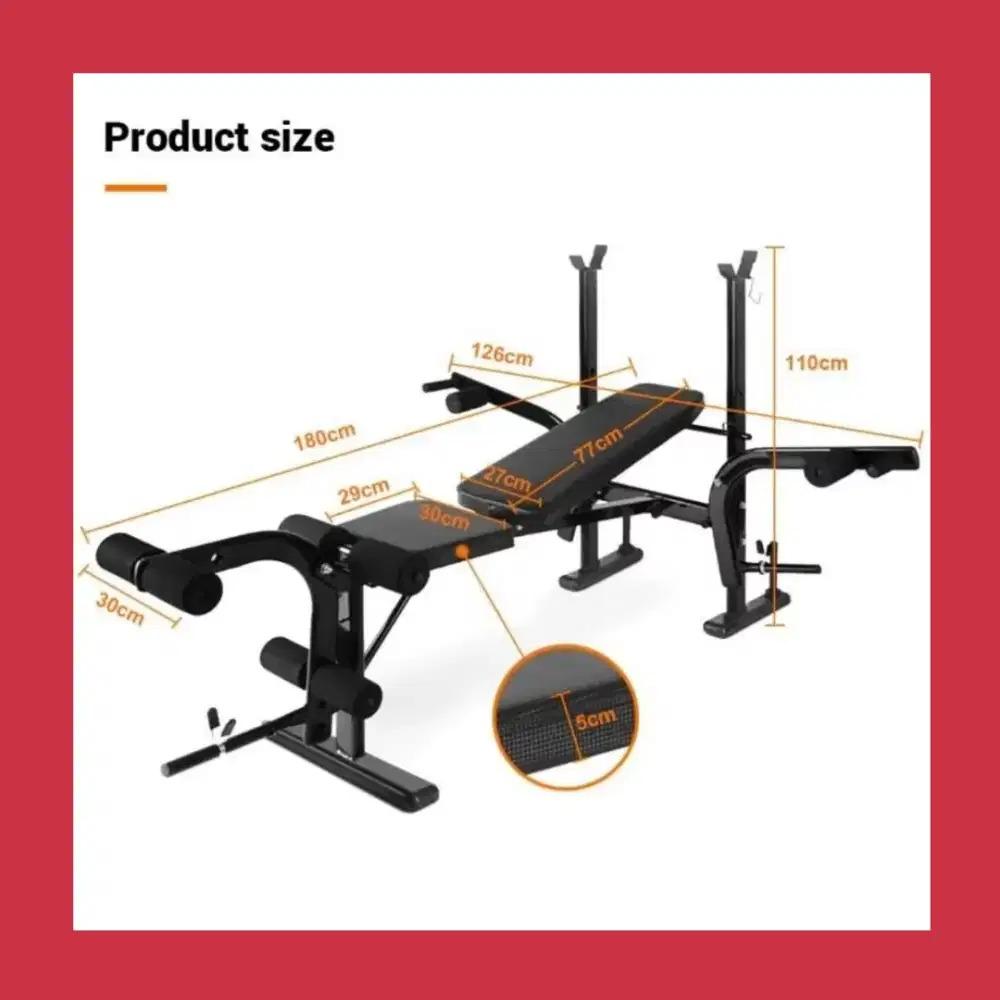 Benchpress alat fitnes Legacy WFS-497