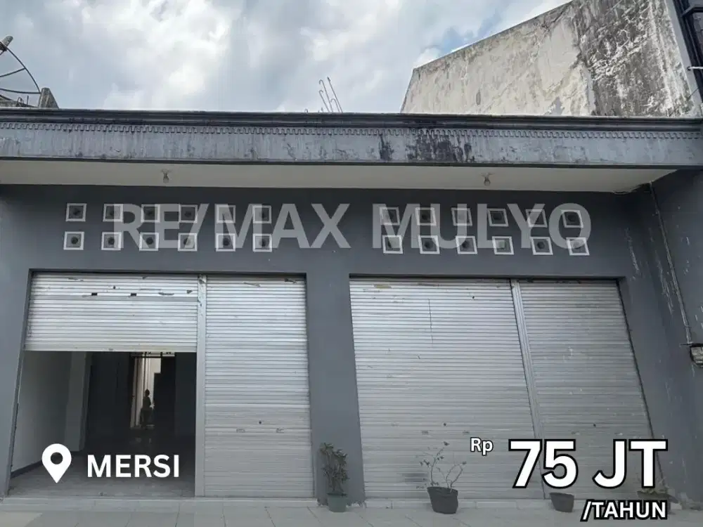Disewakan Kios Luas Untuk Usaha/Bisnis Area Mersi