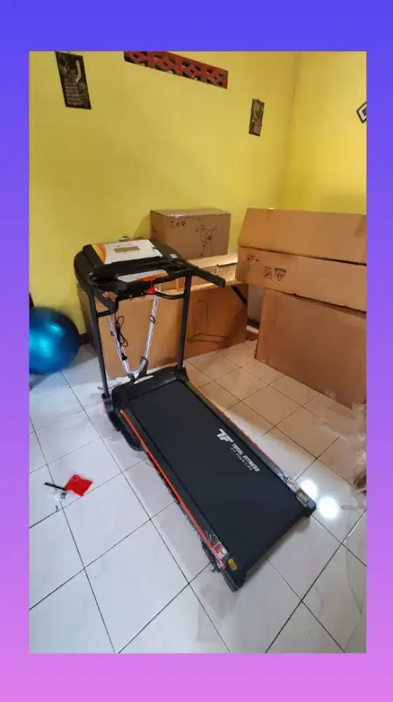 Treadmill elektrik TL-266 alat kebugaran LNR-149