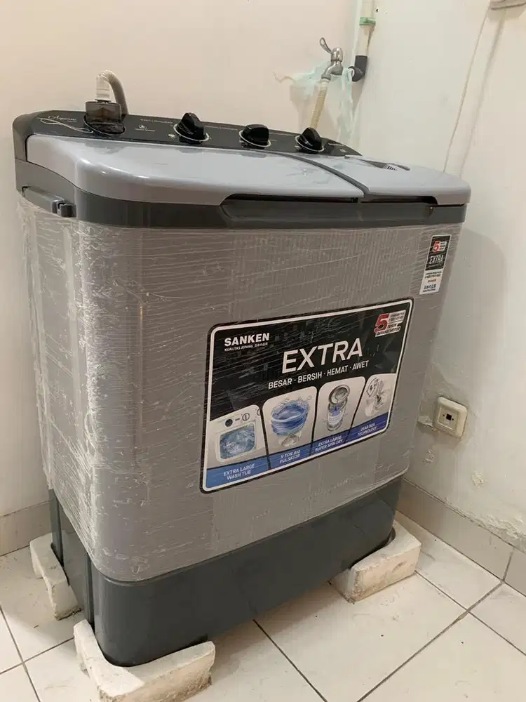 Mesin cuci merek sanken 8kilo