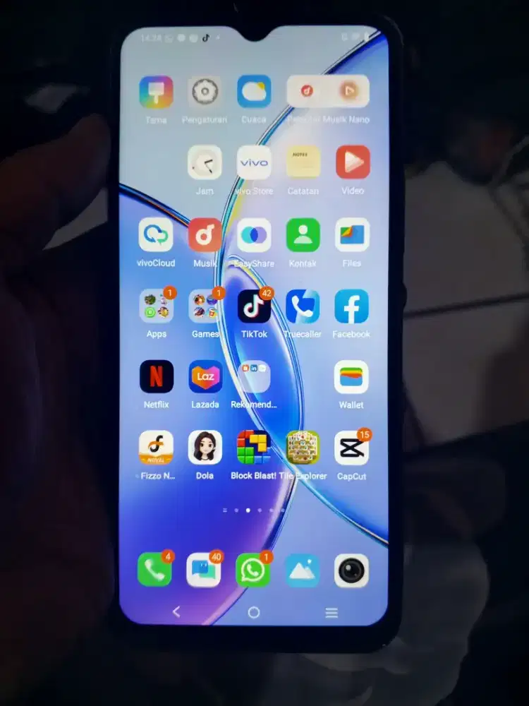 Hp Vivo Y17s kondisi mulus LCD gantian