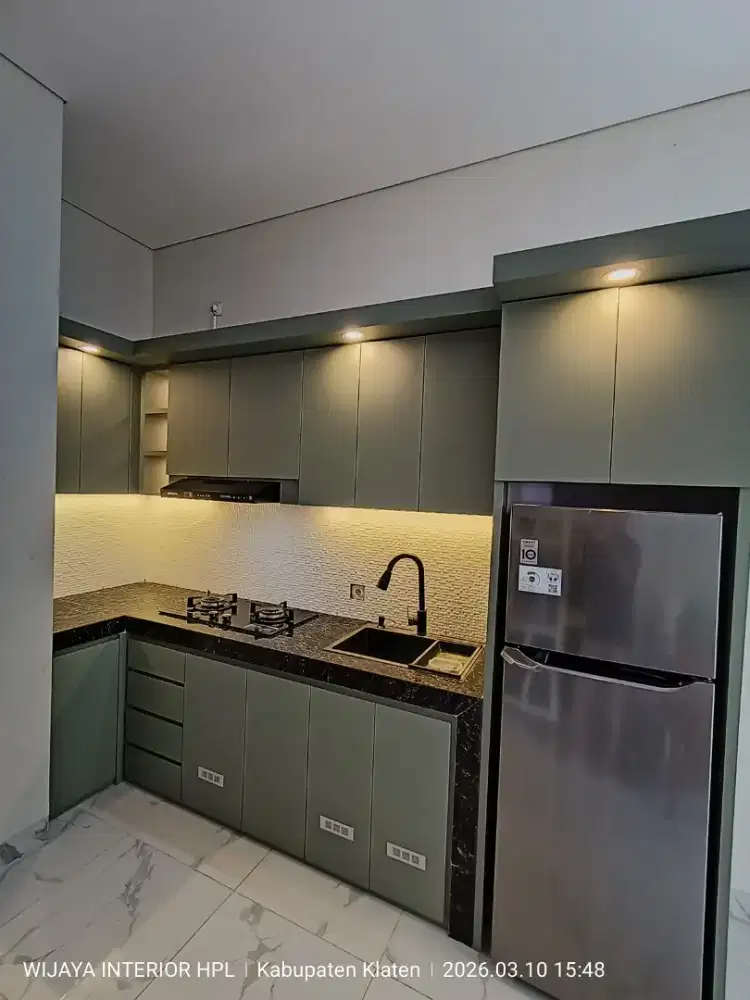 Kitchen set hpl lengkap aksessoris