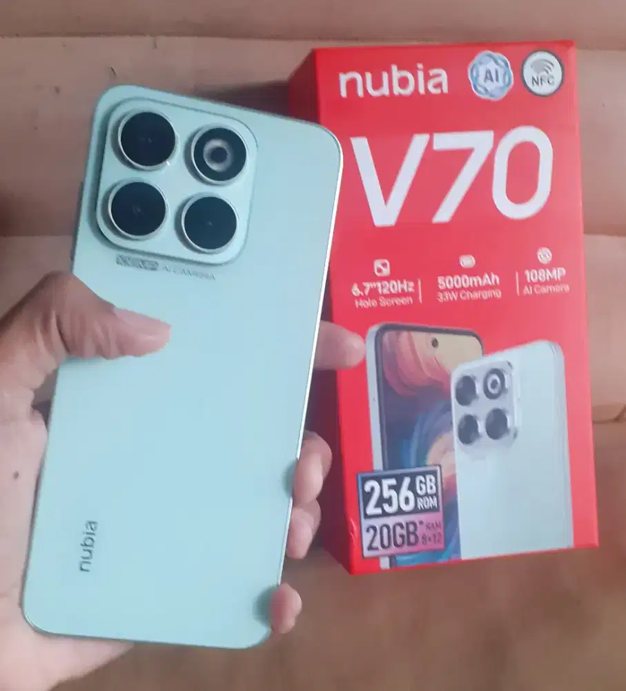 ZTE Nubia V70 NFC  8/256 mulus keren