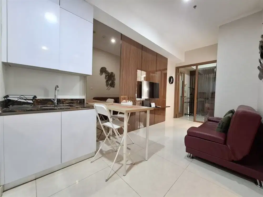 Selesai Renovasi & Siap Huni, Disewakan Condominium Taman Anggrek Residences 1BR+1 Furnished Interior Nyaman & Bersih, Area Strategis Di Tanjung Duren
