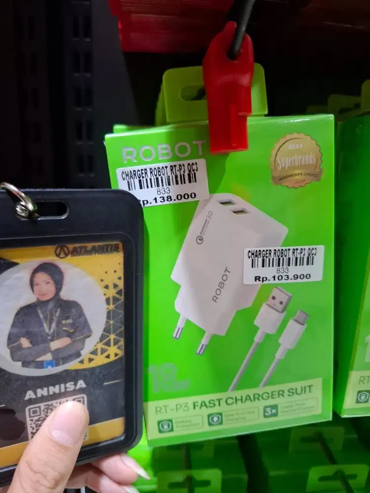 CHARGER ROBOT RT-P3 QC3 | ATLANTIS DAHSYAT