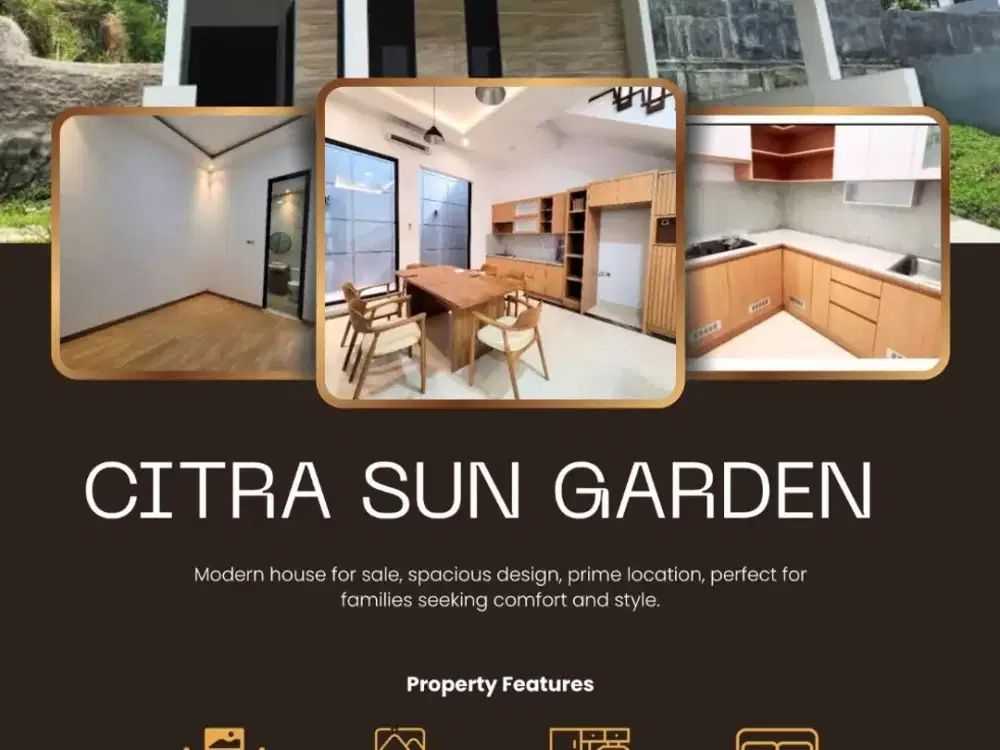 Rumah Baru Kawasan Elite Citrasun Garden Bukit Sari Tembalang