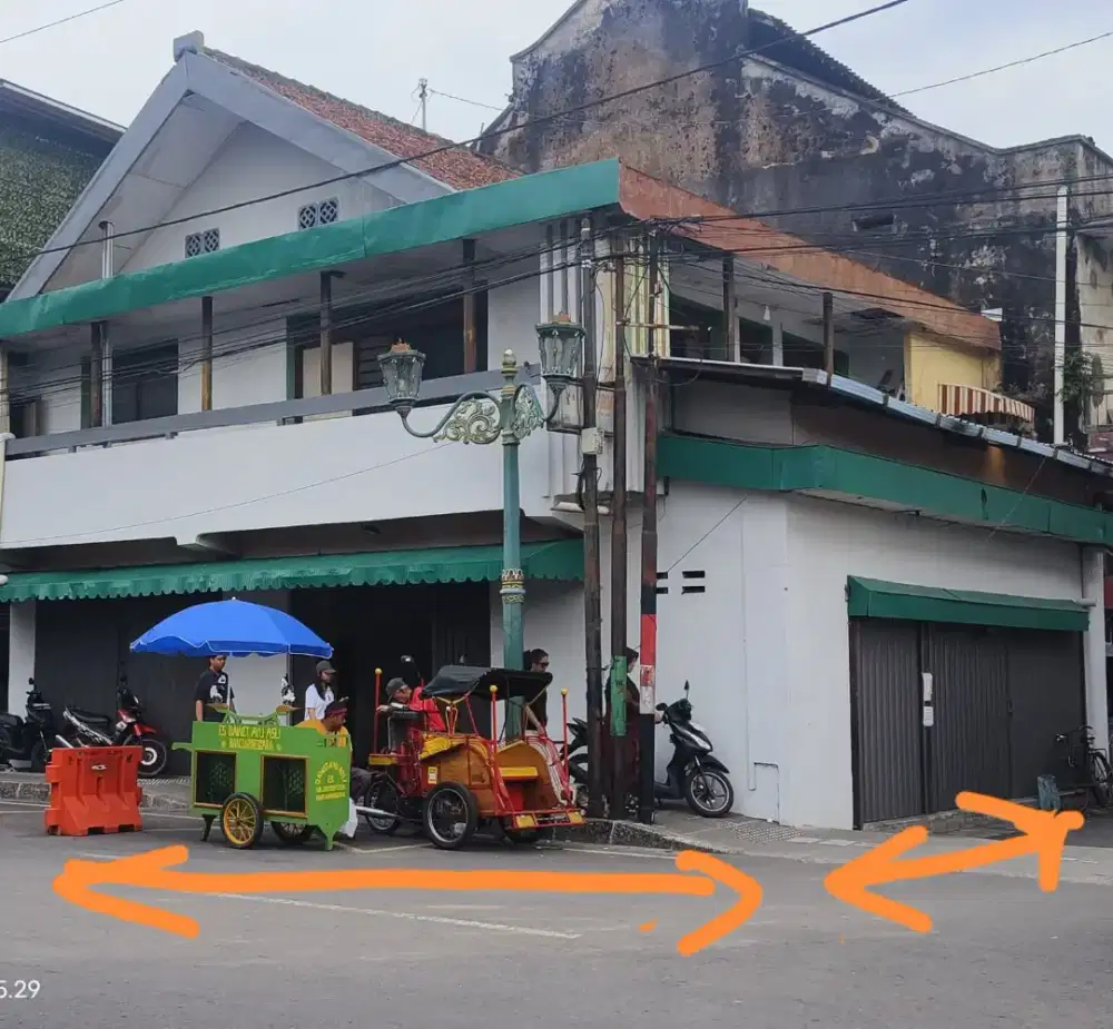 Disewakan  sangat strategis area wisata Malioboro utkUsaha Pariwisata