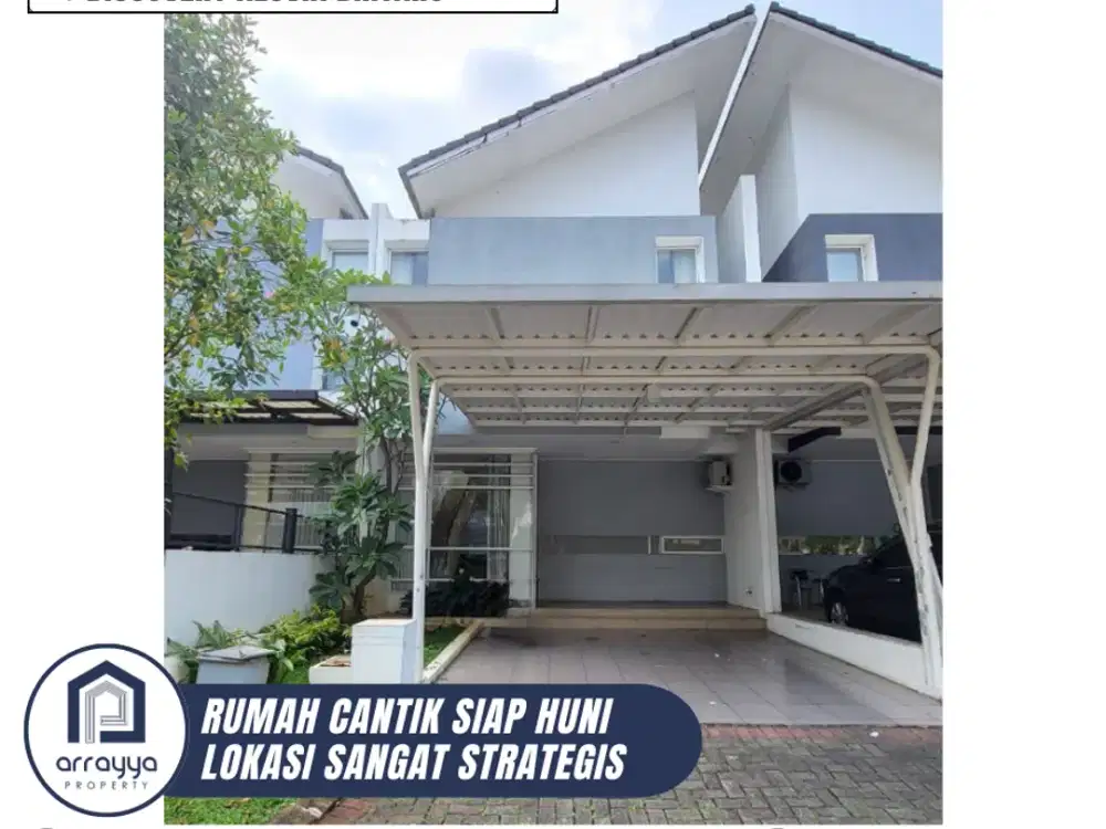 RUMAH 2 LANTAI FULL FURNISH DI DISCOVERY ALUVIA BINTARO (DM78)