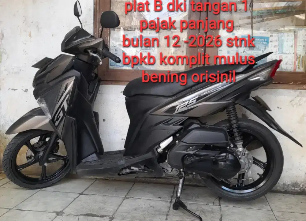 Yamaha Mio Soul GT LED 2016 blue core 125 cw asli abu2 B dki tangan 1