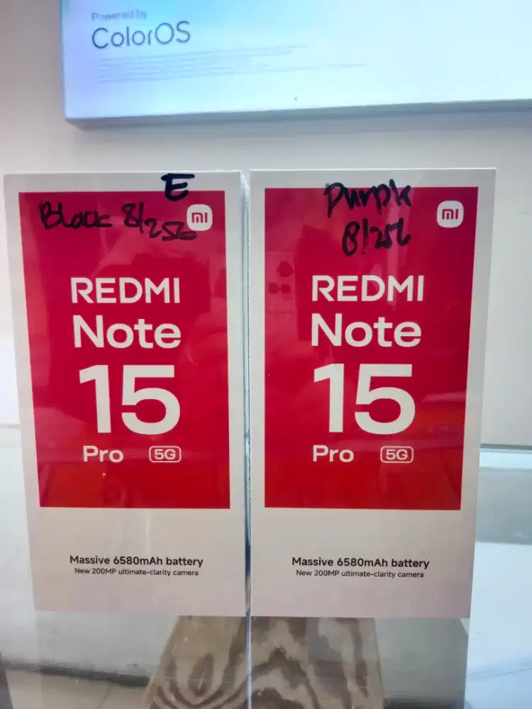 xiaomi Redmi Note 15 pro5g 8/256 Baru Garansi Resmi 1 Tahun