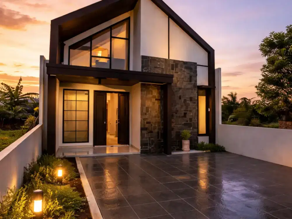 Rumah Skandinavian 3Kt 2Km Luas 126m2
