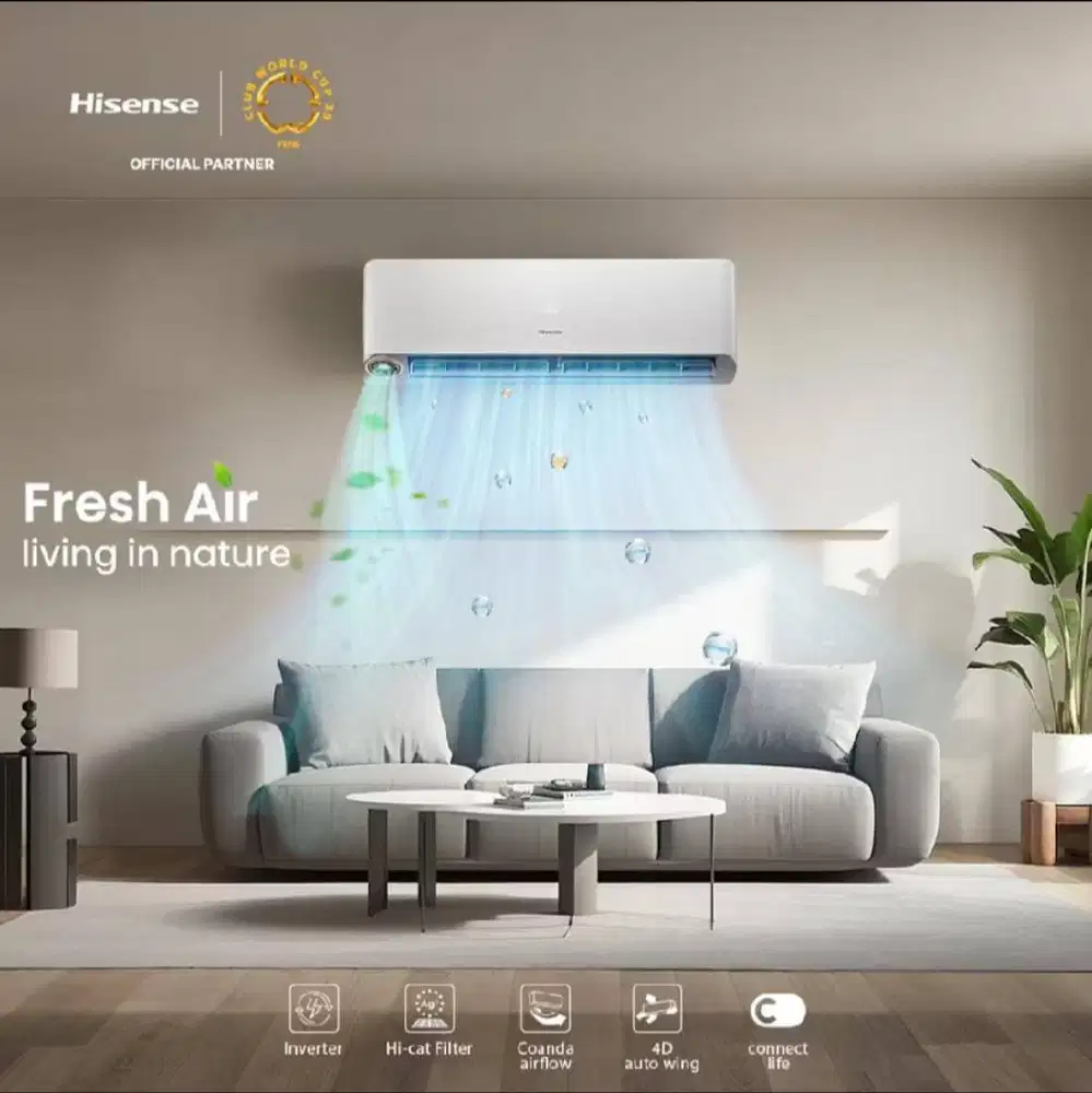 Hisense AC Fresh Air Inverter 1.5 PK - AI12VAGF