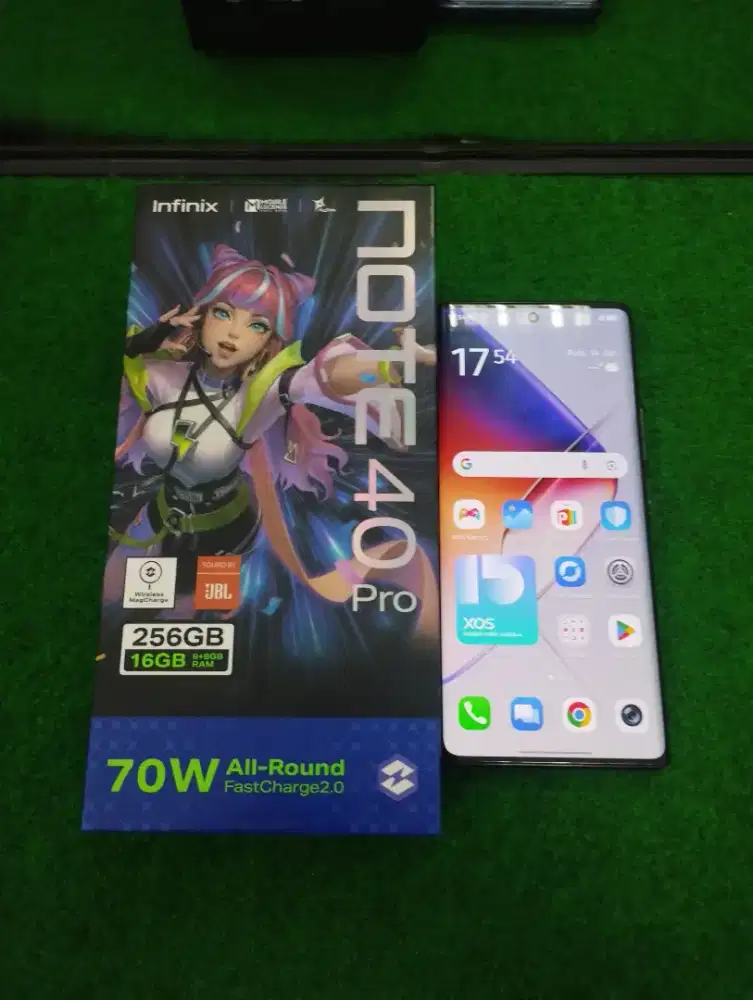infinix note 40 pro ram 8/256gb normal mulus