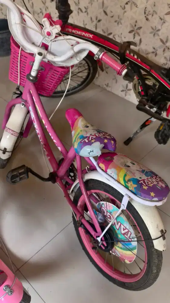 Sepeda lipat 20  Merk Phonix + sepeda anak 16  Merk Tango
