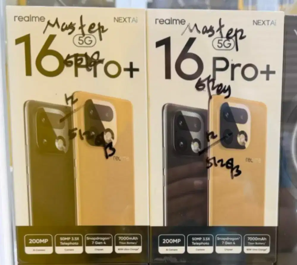 Realme 16 Pro Plus + Pro+ 12/512 BNIB Garansi Resmi Indonesia