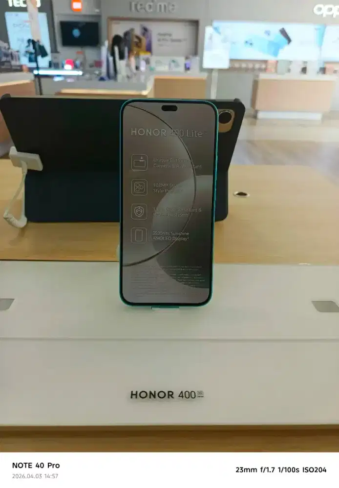 HONOR 400 LITE 5G 8/256 GARANSI RESMI