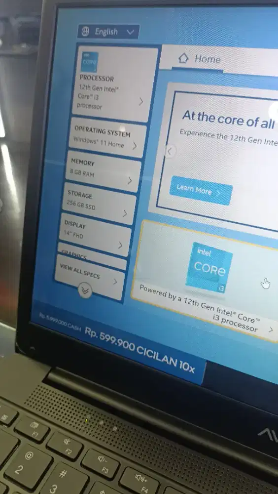 LAPTOP AVITA core i3 DENGAN CICILAN 0% Home credit